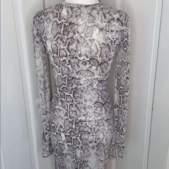 LEITH•SNAKE PRINT•DRESS - Picture 6 of 10